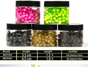 50pcs/Lot Soft Lures Silicone Worms Baits 5.5cm 6.5cm Worm Bait T Tail JNCFISH <strong>Thread</strong> Soft Bait <strong>Fishing</strong> Lure Set <strong>Fishing</strong> Tackle - Product Image 3