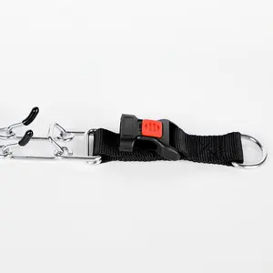 New Detachable Lock Training Dog Collar Collar Stimulation Chain Cloth Strap Sleeve Pet Supplies