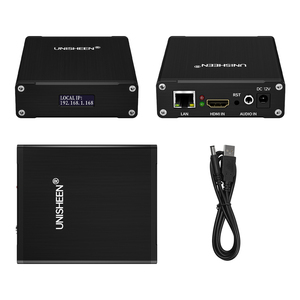 Encodeur vidéo portable Unisheen BM1600E H.265 1080P HD HDMI prenant en charge RTMP RTSP pour YouTube, <span class=keywords><strong>Facebook</strong></span> Live, diffusion en direct d'églises - Product Image 6