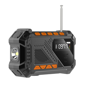 <span class=keywords><strong>Radio</strong></span> d'urgence solaire et manuelle 4000 mAh AM/FM NOAA avec <span class=keywords><strong>radio</strong></span> <span class=keywords><strong>Internet</strong></span>, lampe torche et fonction SOS pour le camping - Product Image 1