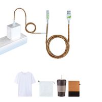 Set de Regalo Electrónico Ecológico de Bambú Sostenible y Reutilizable 2025 con Logotipo Personalizado Impreso en Serigrafía para el Día de la Tierra