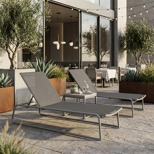 Chaise longue en aluminium à angle réglable personnalisable, adaptée à la plage, aux zones en <span class=keywords><strong>bord</strong></span> <span class=keywords><strong>de</strong></span> <span class=keywords><strong>mer</strong></span>, aux stations balnéaires, aux hôtels et aux zones <span class=keywords><strong>de</strong></span> <span class=keywords><strong>spa</strong></span> - Product Image 6