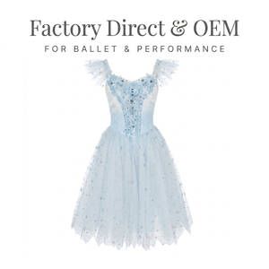 Tutú de Ballet Romántico Azul Hielo de Alta Calidad, Disfraz de Hada de la Nieve, Disfraz Profesional de Hada de la Nieve para Ballet - Product Image 4