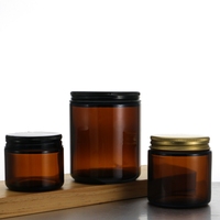 Vente en gros de bougeoirs d'aromathérapie Bougeoir en verre scellé avec couvercle Conteneur de diffuseur Pot de bougie d'aromathérapie