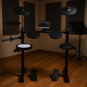 Batería Electrónica Vevor, 150 Sonidos, Kit de Plástico de Doble Capa con Voltaje Universal para Principiantes y Adultos - Product Image 2