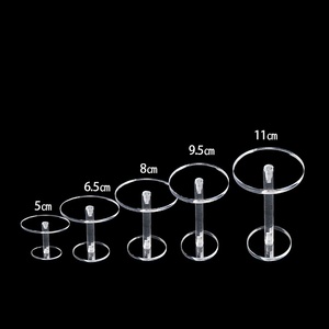 Nhỏ Acrylic Vòng hiển thị đứng san hô hỗ trợ san hô căn cứ mỹ phẩm trang sức hiển thị kệ - Product Image 2