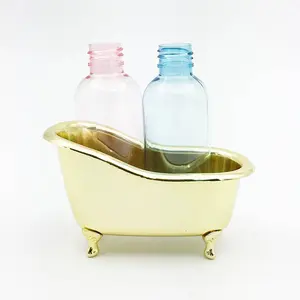 Plastic mini bathtub shape goods storage container, small bathtub container