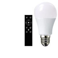 Ampoule LED de sol en aluminium Alison 24G AC Smart WiFi avec télécommande, gradation progressive, réglage des couleurs et contrôle par téléphone E26