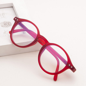 Gafas de Computadora con Marco Ligero, Anti Luz Azul, Unisex, Redondas, Vintage, de Moda para Hombre y Mujer, TR90+CP, Gran Venta - Product Image 2
