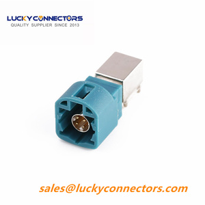 Conector Hembra en Ángulo Fakra HSD LVDS de 4 Pines RF de Cobre para Crimpado, Código C 6A SMB PCB para <span class=keywords><strong>Dacar</strong></span> 535 4 polos - Product Image 5