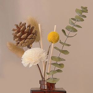 Ramo de aromaterapia duradero Tongcao Flor <span class=keywords><strong>real</strong></span> Flor natural secada al aire Decoración del hogar Difusor de caña - Product Image 5