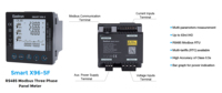 Compteur de puissance multifonction Eastron Smart X96-5F RS485 Modbus 96x96 à montage sur panneau