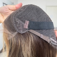 Perruque blonde invisible HD Lace de 18 pouces, densité 150 %, en cheveux humains brésiliens européens, avec dentelle frontale