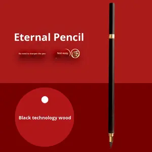 Crayon infini en bois rétro original, kits de luxe en laiton, non toxique, stylo infini en bois pour écrire et dessiner - Product Image 6