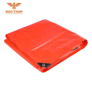 Bâche en PE robuste, coupe-vent et respirante, avec œillets, <span class=keywords><strong>pour</strong></span> usage industriel extérieur - Product Image 1