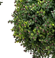 Plante artificielle avec boule topiaire de fruits bruns Bonsaï Petit arbre Plantes artificielles pour la décoration intérieure et extérieure de la maison
