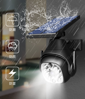 Lampu Tenaga Surya 30LED Kecil IP65 Tahan Air Sensor Gerak Lampu Keamanan 2-Mode Lampu Dinding Nirkabel CRI Tinggi 90 6000K Garansi 1 Tahun
