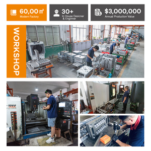 Cetakan Injeksi Plastik Produk Rumah Tangga Produksi Massal Kontrol Presisi Katup Pin Cetakan Hot Runner 18 Rongga Puro - Product Image 5