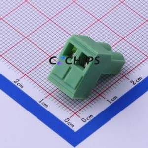 KF2EDGK-5.0-2P Plug-in Terminal Block P=5mm Connector ( Connector Type: Plug )( Construction: 1x2P )( Pitch: 5mm ) - Product Image 2