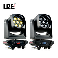 LQE Nuevo Estilo Zoom Beam, Luz de Lavado para Exteriores, Efecto Estroboscópico, RGBW, Cabeza Móvil LED de Colores, Cabeza Móvil con Movimiento