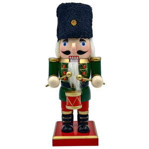 Nouveau Soldat Bois de Noël <span class=keywords><strong>Casse</strong></span>-<span class=keywords><strong>Noisette</strong></span> King Walnut-001 23cm pour Décorations de Bureau et Ornements de Noël Transfrontaliers en Gros - Product Image 5
