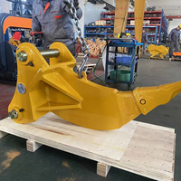 Mécanisme de verrouillage pour décompacteur hydraulique pour excavatrices de 45 à 90 tonnes, diamètre de goupille de 100 à 130 mm, couleur jaune, certifié CE, garantie 1 an
