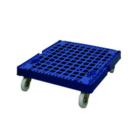 Chariot à roulettes démontable à double face, capacité de charge 350 kg, construction en acier, capacité 1100 L, roulettes de 4-6 pouces, base en plastique, système de serrage