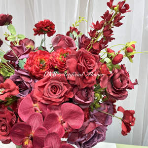 DKB Luxury <strong>Wedding</strong> Flower Ball <strong>Decoration</strong> Red Rose Silk <strong>Wedding</strong> Centerpieces and Table <strong>Decorations</strong> Flower Ball - Product Image 4