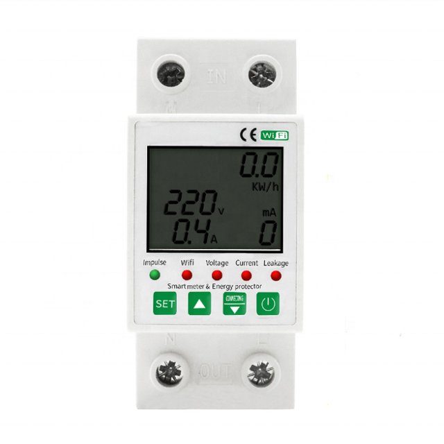 220V 63A Tuya WiFi Reclosing Smart Switch with Overload Protection
