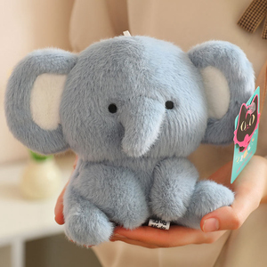 Cartone animato giocattoli di peluche cane maiale elefante topo di pecora scimmia ciondolo giocattolo di peluche compagno - Product Image 6