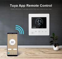 Thermostat intelligent WiFi Tuya 2026 en aluminium, régulateur de température ambiant à bouton-poussoir pour chauffage au sol (eau/électrique) 240 V