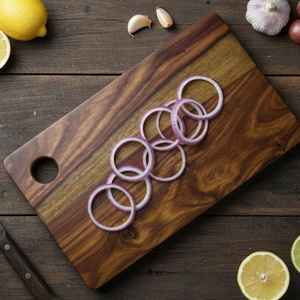 Planche à découper robuste en bois d'acacia et de bois de manguier offrant une durabilité exceptionnelle - Product Image 2