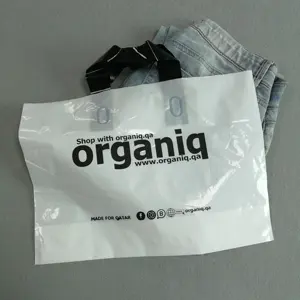 Shopping Bag With Handle Custom Print Plastic Bag Shopping Carry Bag Shopping Handle Bag With Logo