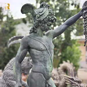 Cuộc sống-kích thước thiết kế hiện đại <span class=keywords><strong>Bronze</strong></span> Perseus và Medusa 3D Điêu khắc để bán - Product Image 4