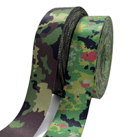 Sangle en nylon imprimée camouflage Flecktarn personnalisée en usine, 25 mm, 38 mm, 50 mm, adaptée aux accessoires de bagages tactiques