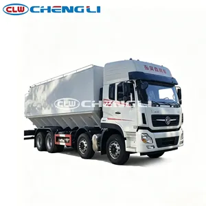 รถบรรทุก Dongfeng 8*4 4 เพลา 31 ตัน 360 แรงม้า สำหรับบรรทุกอาหารสัตว์แบบถังไซโล เหมาะสำหรับฟาร์มสัตว์ปีกขนาดใหญ่ มีขาย - Product Image 2