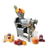 Presse-agrumes industriel automatique en acier inoxydable pour agrumes, ananas, carottes, grenades et citrons, à froid, avec moteur et roulement