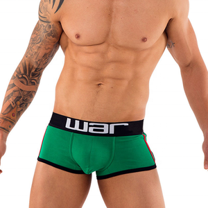 All'ingrosso <span class=keywords><strong>Mini</strong></span> Boxer Sexy in tinta unita da <span class=keywords><strong>uomo</strong></span> comode mutande traspiranti in cotone modale con Logo privato personalizzato - Product Image 1