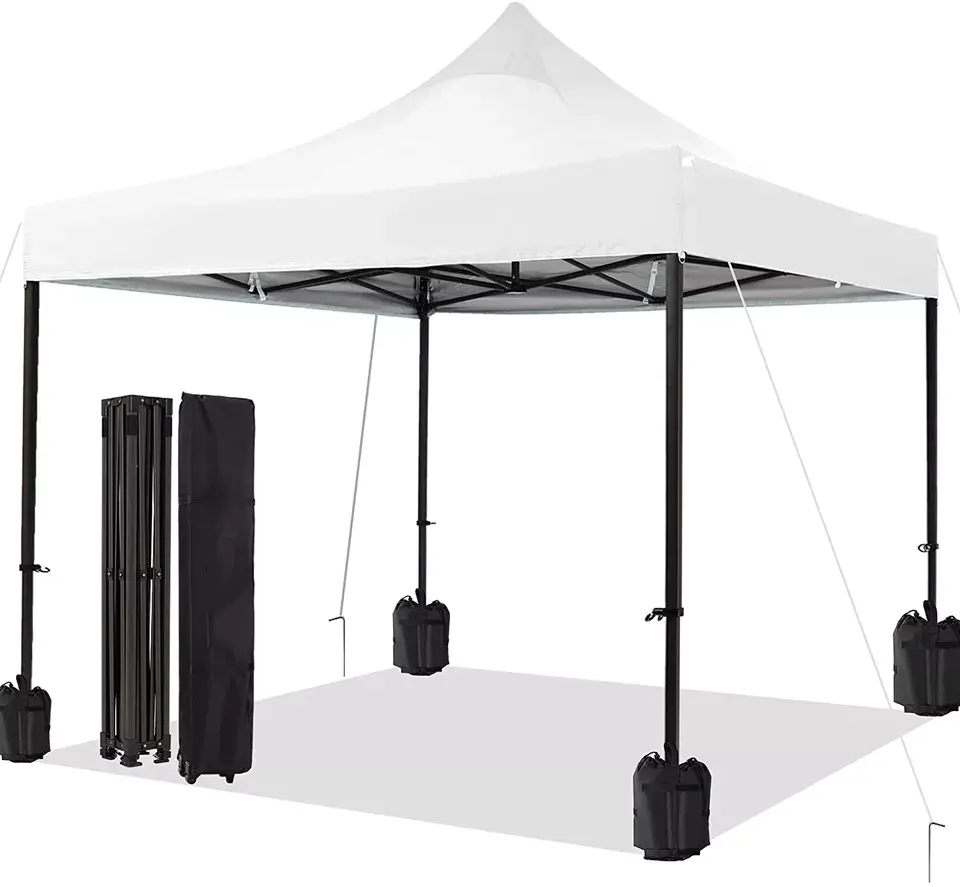 Tenda pameran dagang kualitas tinggi grosir tenda kanopi putih tenda pesta Iklan aluminium dapat dilipat Pop Up tenda pameran dagang