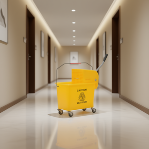 Carrito de Limpieza con Ruedas de Plástico, 4 Ruedas, Capacidad de 200 lb, para Limpieza del Hogar - Product Image 2