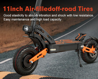 Trottinette électrique tout-terrain pliable pour adultes, moteur sans balais 60V, autonomie 50-60 km, étanche IP54, batterie lithium 20Ah