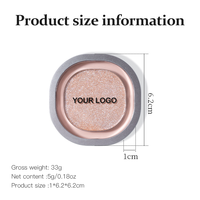 Vente en gros Palette de maquillage surligneur végan de haute qualité sans cruauté pour le visage et le corps Palette de maquillage avec logo personnalisé