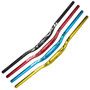 WAKE Guidon de vélo en alliage d'aluminium léger 31.8mm (1 1/4 pouces) pour guidon de vélo de route VTT