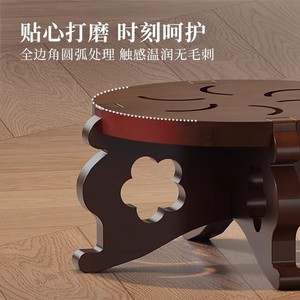 Bamboo flower <b>pot</b> stand, base for pothos and <b>succulents</b>, movable flower stand, multi-functional base for strange stones and - Product Image 2