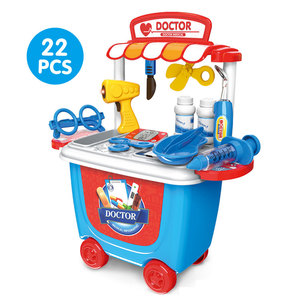 2020 nouveau gros <span class=keywords><strong>chariot</strong></span> <span class=keywords><strong>de</strong></span> stockage enfants jouets éducatifs table médicale rôle jouer ensemble <span class=keywords><strong>docteur</strong></span> <span class=keywords><strong>jouet</strong></span> - Product Image 1
