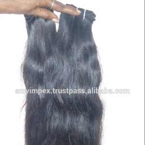 Tejido de cabello crudo del templo del sur de la India. Cabello tejido marrón natural. La mejor textura y buen tejido de cabello suave - Product Image 2