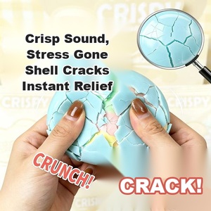 Bola de Cera Estourável de 7cm com Recheio de Argila Crocante, Brinquedo Sensorial ASMR para Alívio do Estresse para Meninas e Meninos, Atacado OEM - Product Image 5
