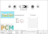 Coupleur traversant M12 X Code CAT6A 10 Gbit/s mâle-femelle à montage sur panneau pour réseaux PROFINET EtherCAT et caméras GigE Vision