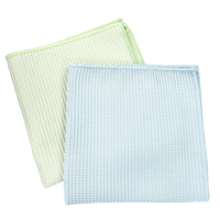 Chiffon de nettoyage en microfibre premium 40x40cm pour la maison, anti-poussière, séchage rapide, sans peluches, tissage gaufré, pour la cuisine
