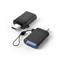 Adaptateur USB-C, USB-C mâle vers USB 3.0 femelle avec porte-clés pour MacBook Pro, iPhone 15 Plus, iPad Pro et plus, Type-C Thunderbolt 3